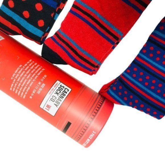 CARNABY SOCK CO W1 London Men's Sock Gift Set 3 Pack Size 8-12 - Picture 4 of 6
